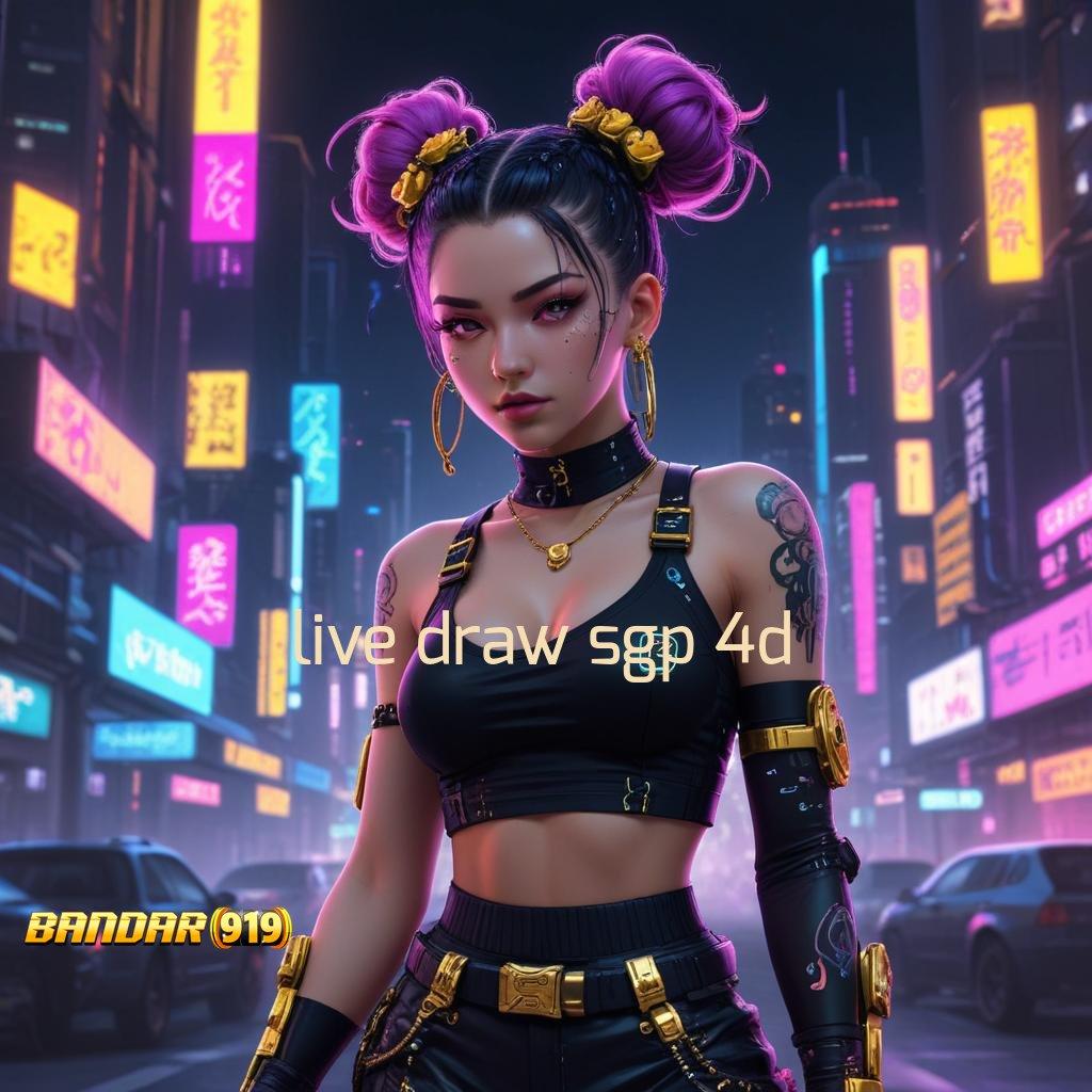 LIVE DRAW SGP 4D 🧡 kode qr praktis unggul unik efisien