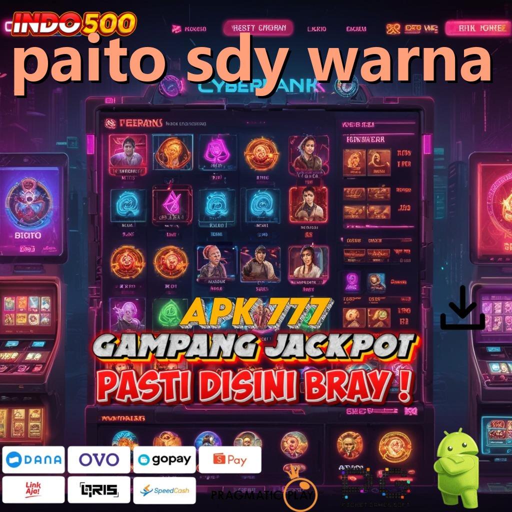 PAITO SDY WARNA Aplikasi Hoki Jalur Beruntung