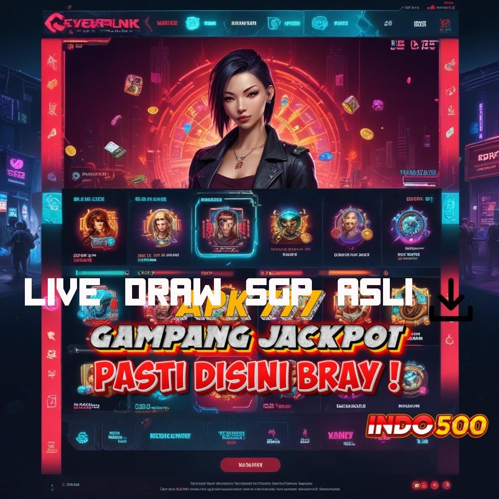 LIVE DRAW SGP ASLI ➽ Titik Tolak Baru dalam Dunia Keberuntungan