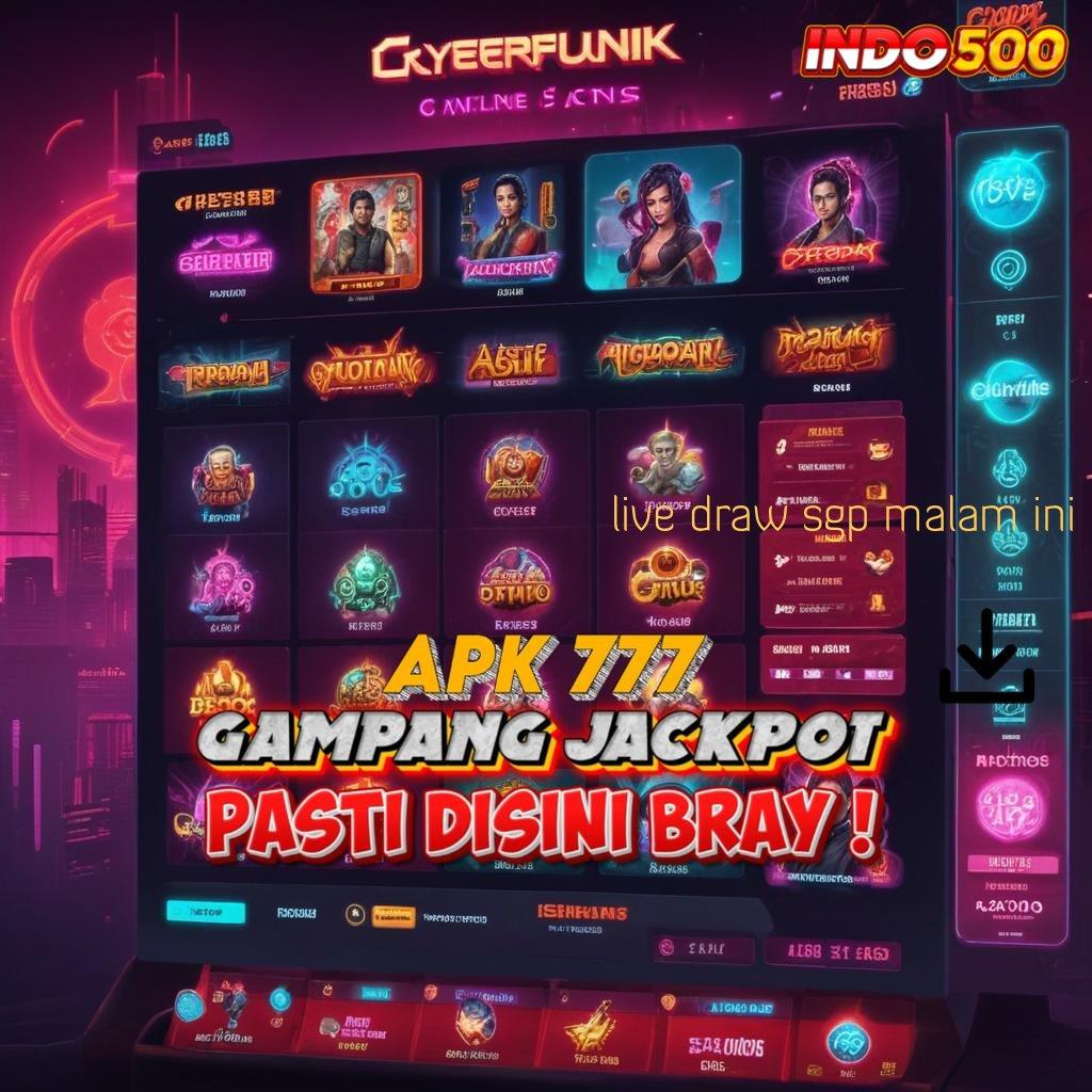 LIVE DRAW SGP MALAM INI 🥇 Mesin dan Teknologi Modern Digabung dalam Apk