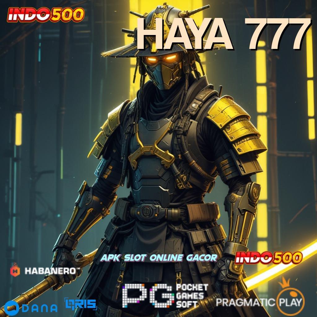 HAYA 777 🎮 Server Sakti Pola Adaptif Cuan Anti Rungkad!